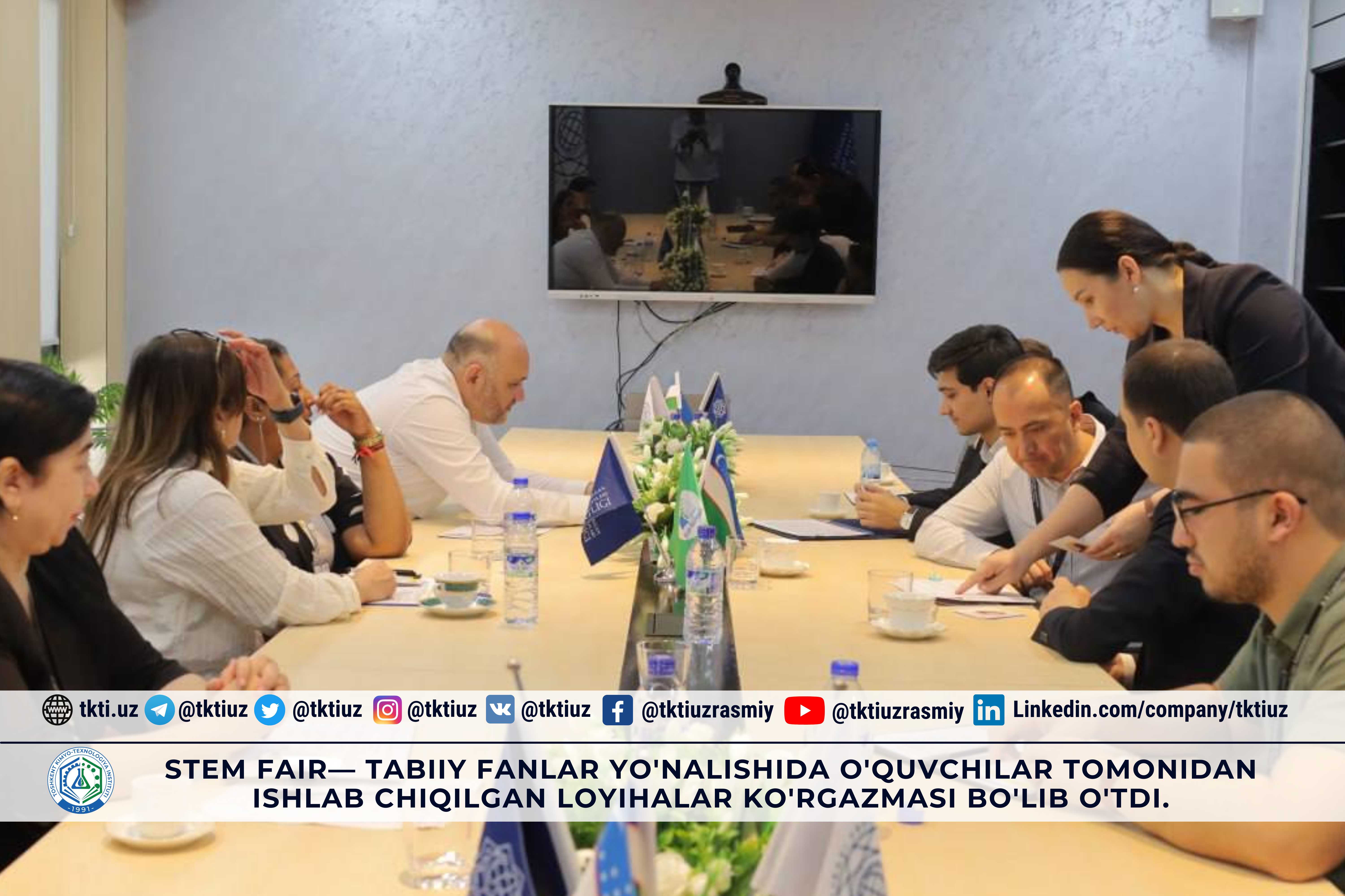 STEM FAIR— tabiiy fanlar yo'nalishida o'quvchilar tomonidan ishlab chiqilgan loyihalar ko'rgazmasi bo'lib o'tdi. | tkti.uz