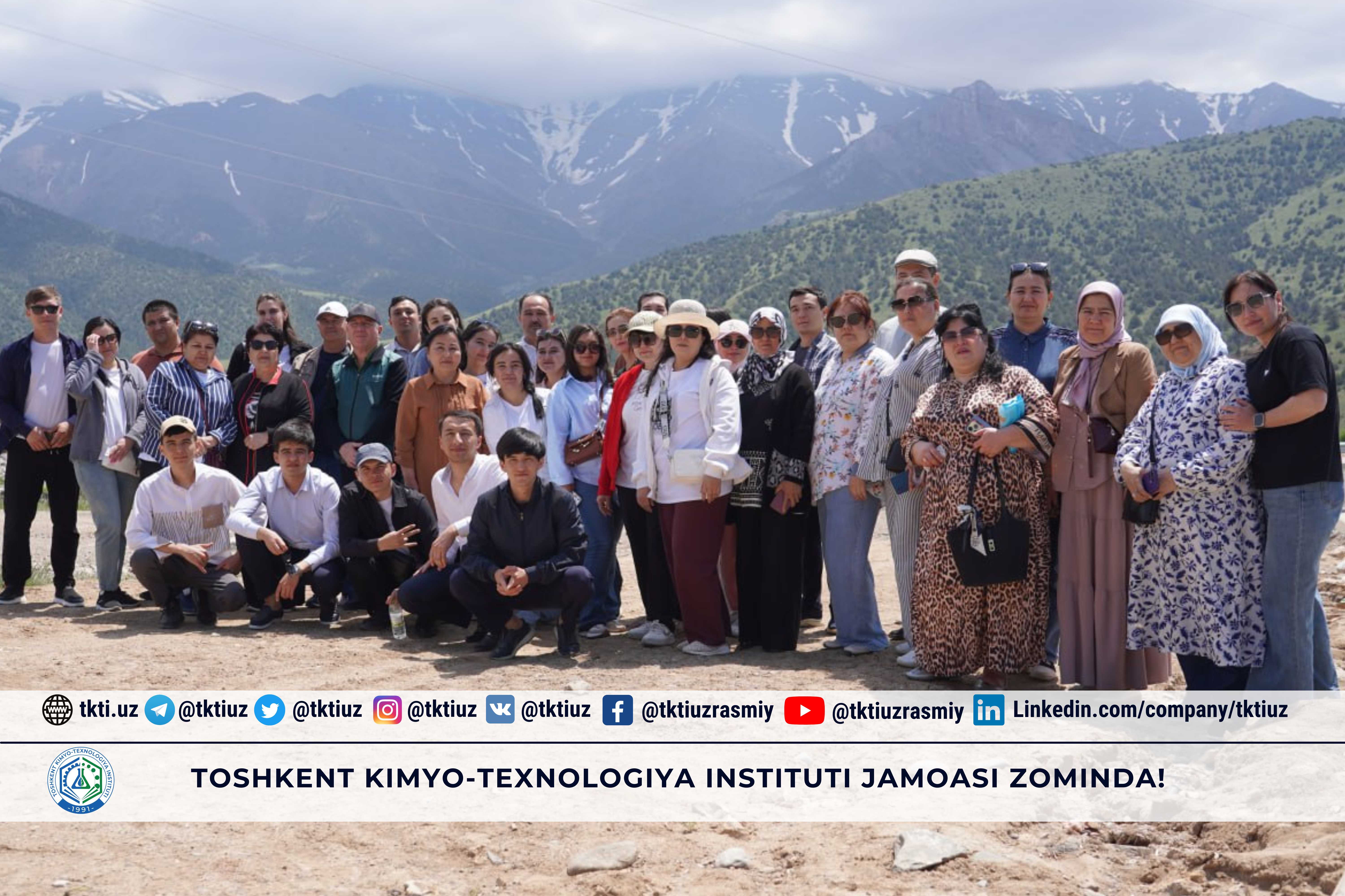 Toshkent kimyo-texnologiya instituti jamoasi Zominda! | tkti.uz