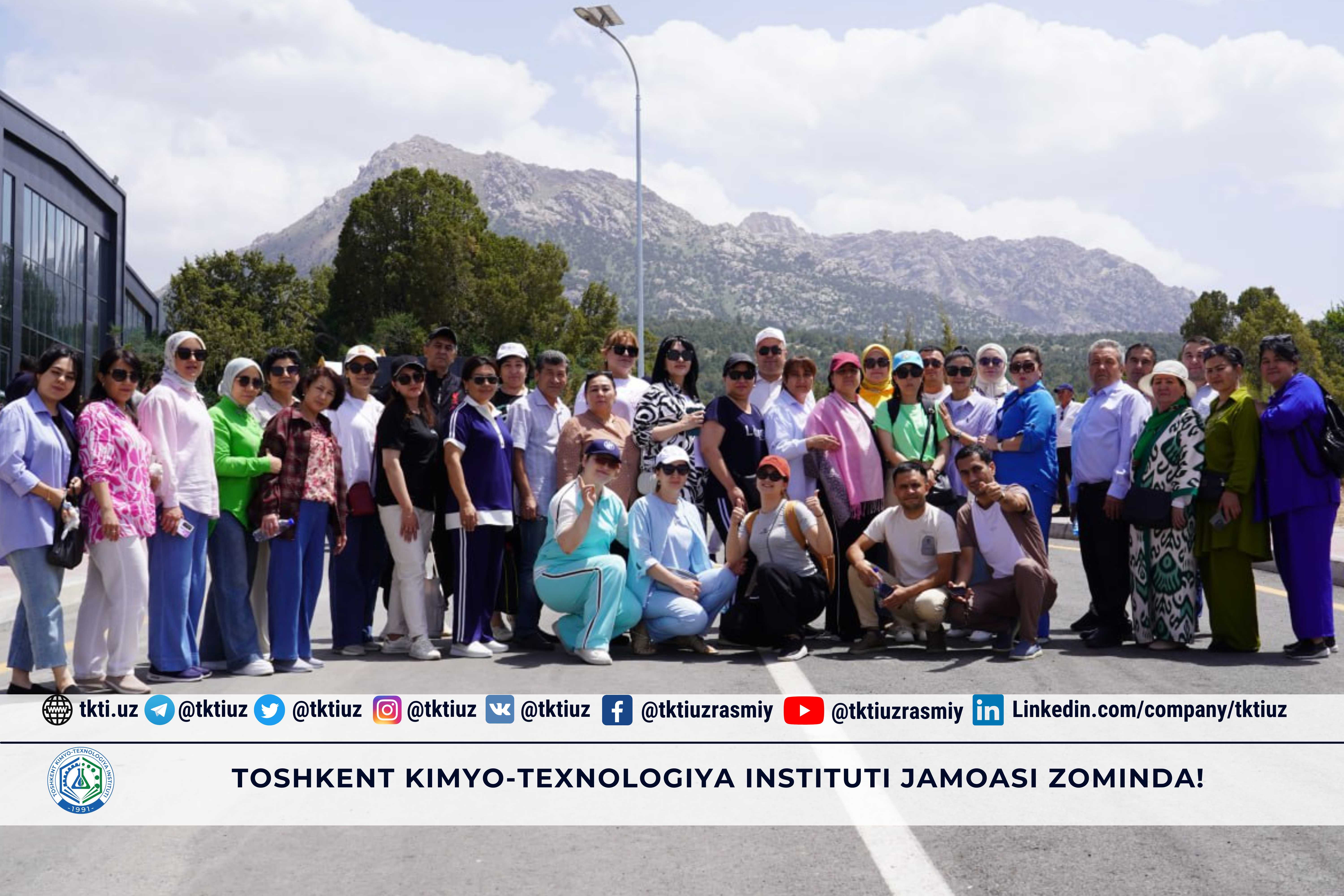 Toshkent kimyo-texnologiya instituti jamoasi Zominda! | tkti.uz