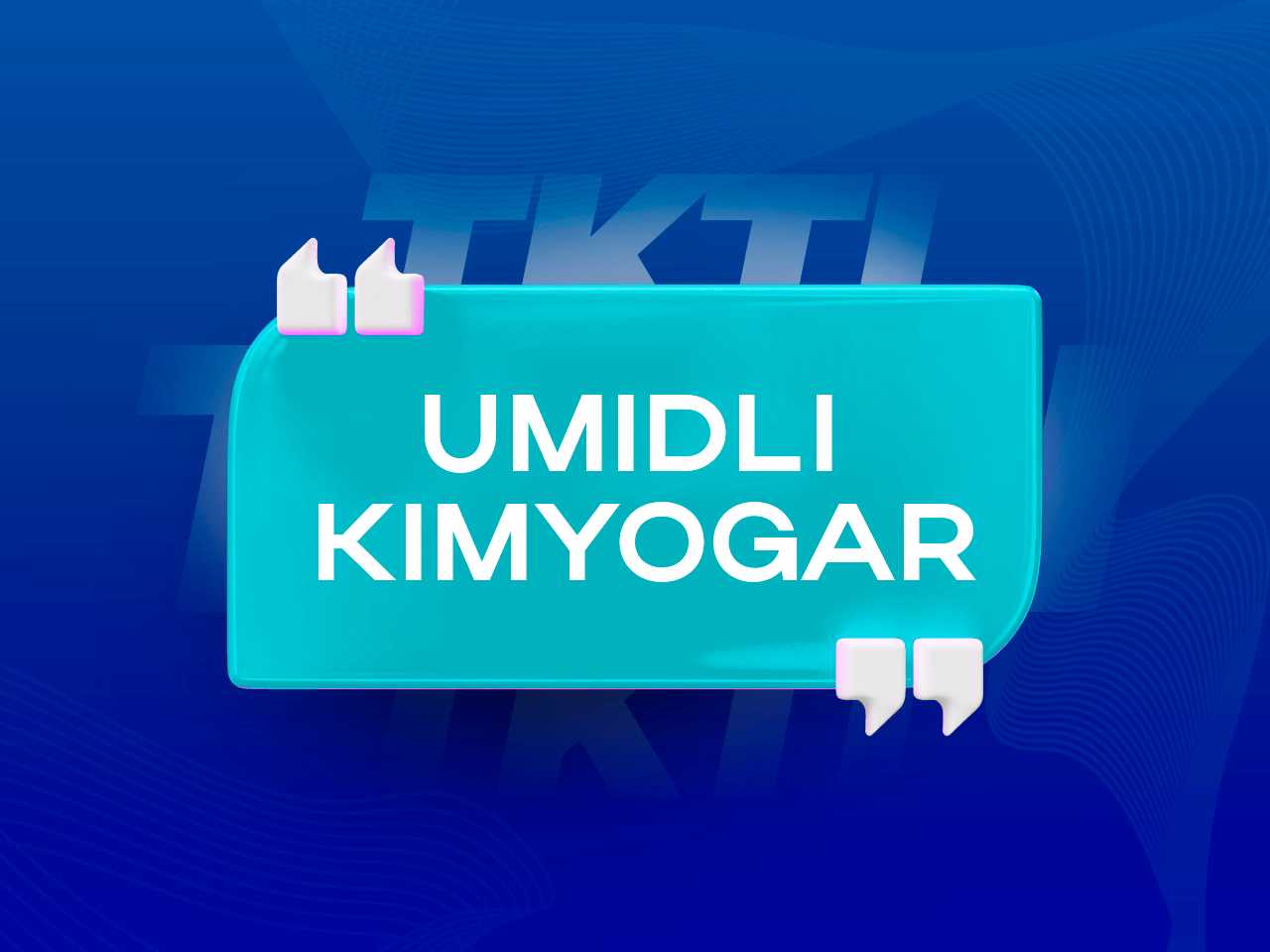 Umidli kimyogar to'plami | tkti.uz