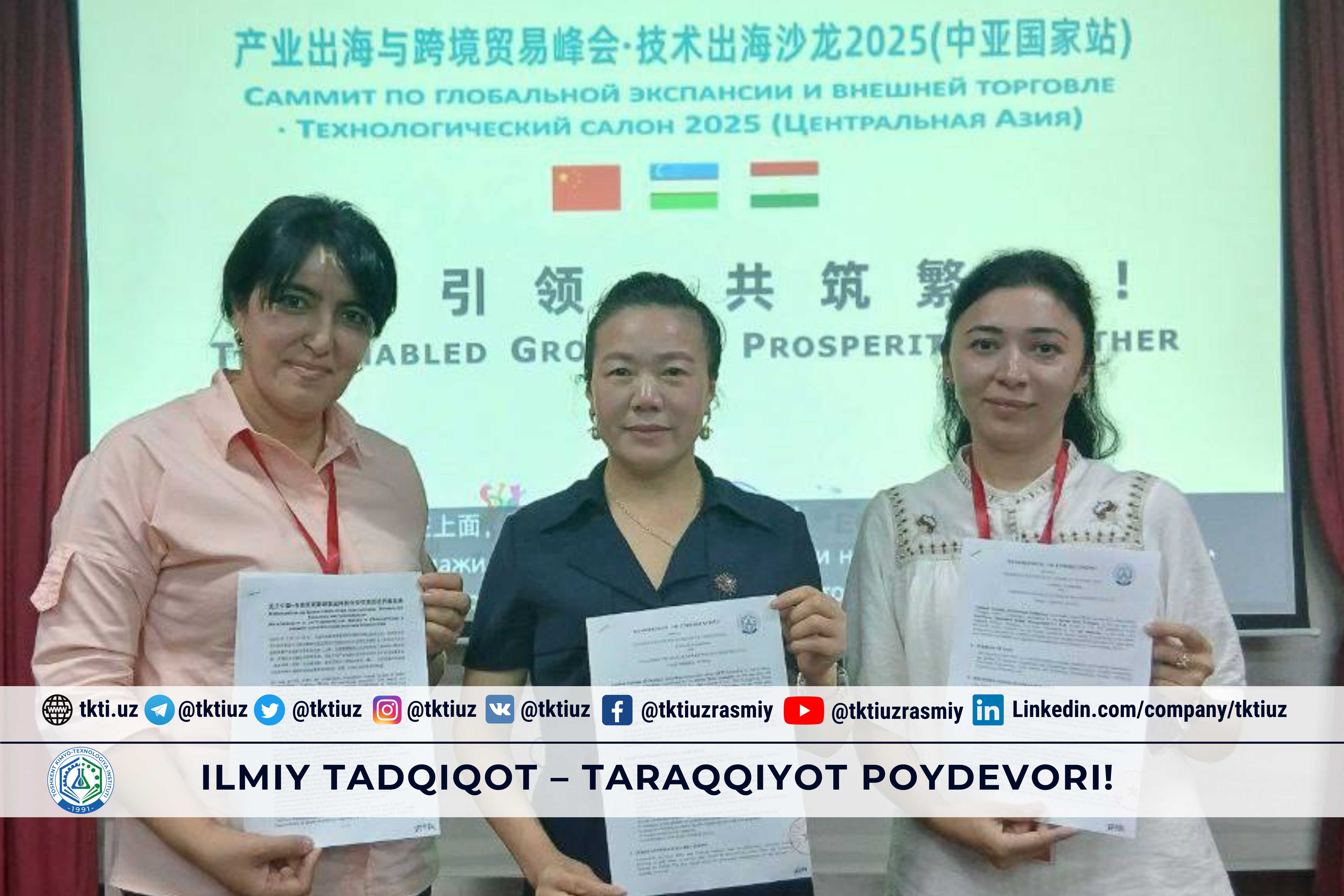 Ilmiy tadqiqot – taraqqiyot poydevori! | tkti.uz