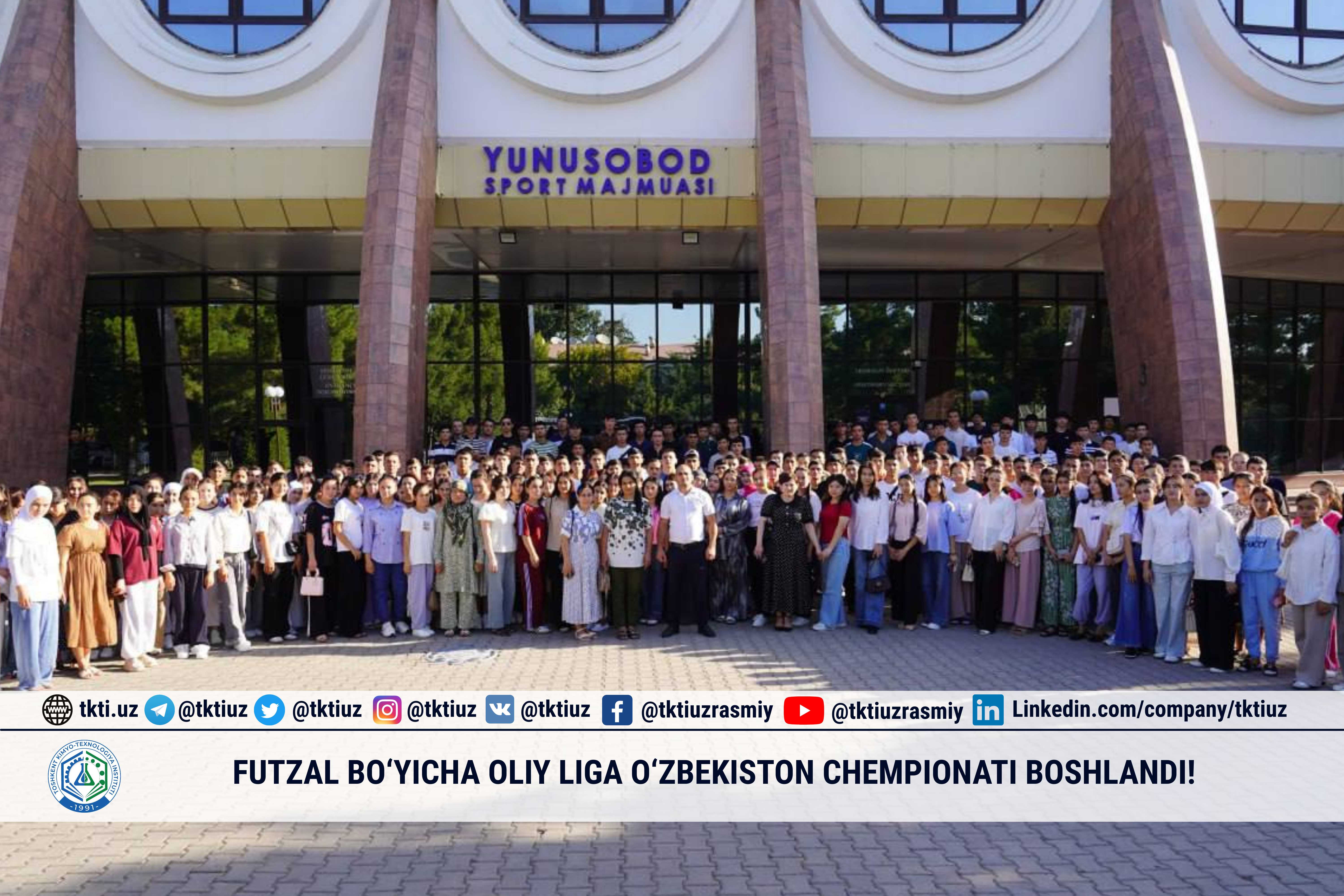 Futzal bo‘yicha Oliy liga O‘zbekiston chempionati boshlandi! | tkti.uz