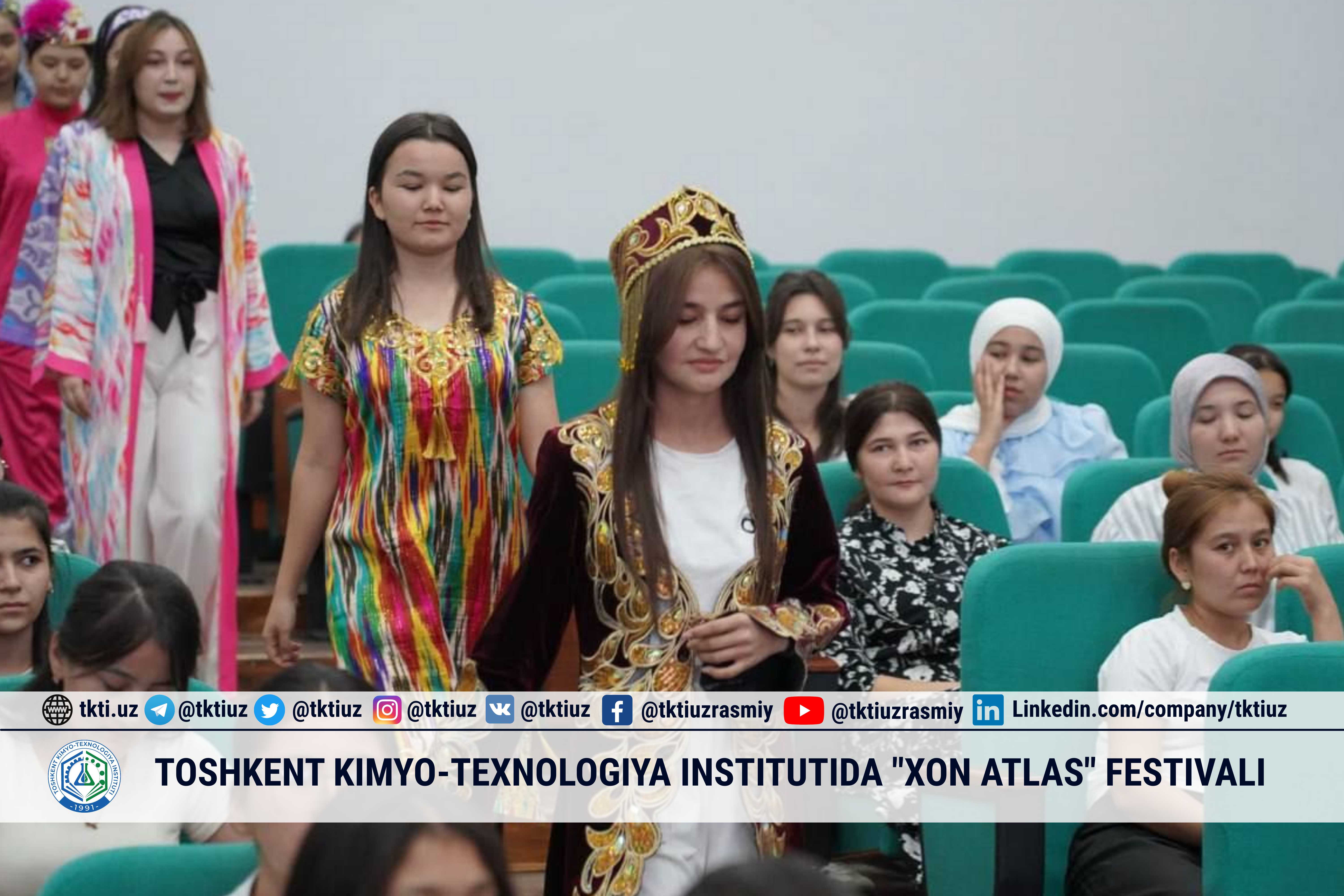 Toshkent kimyo-texnologiya institutida "Xon atlas" festivali | tkti.uz