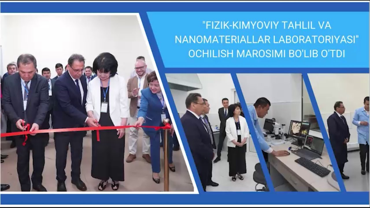TKTIning "Fizik-kimyoviy tahlil va nanomateriallar laboratoriyasi"ni ochilish marosimi bo'lib o'tdi | tkti.uz
