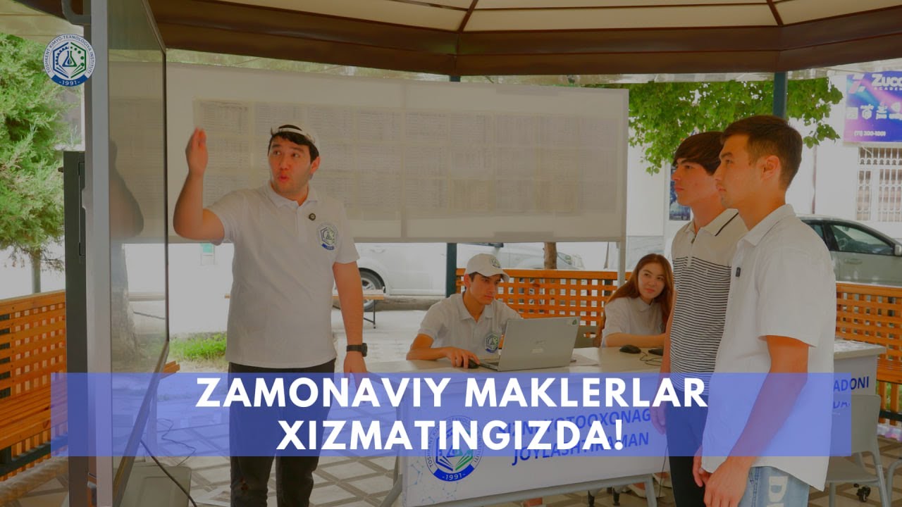 ZAMONAVIY MAKLERLAR XIZMATINGIZDA | tkti.uz