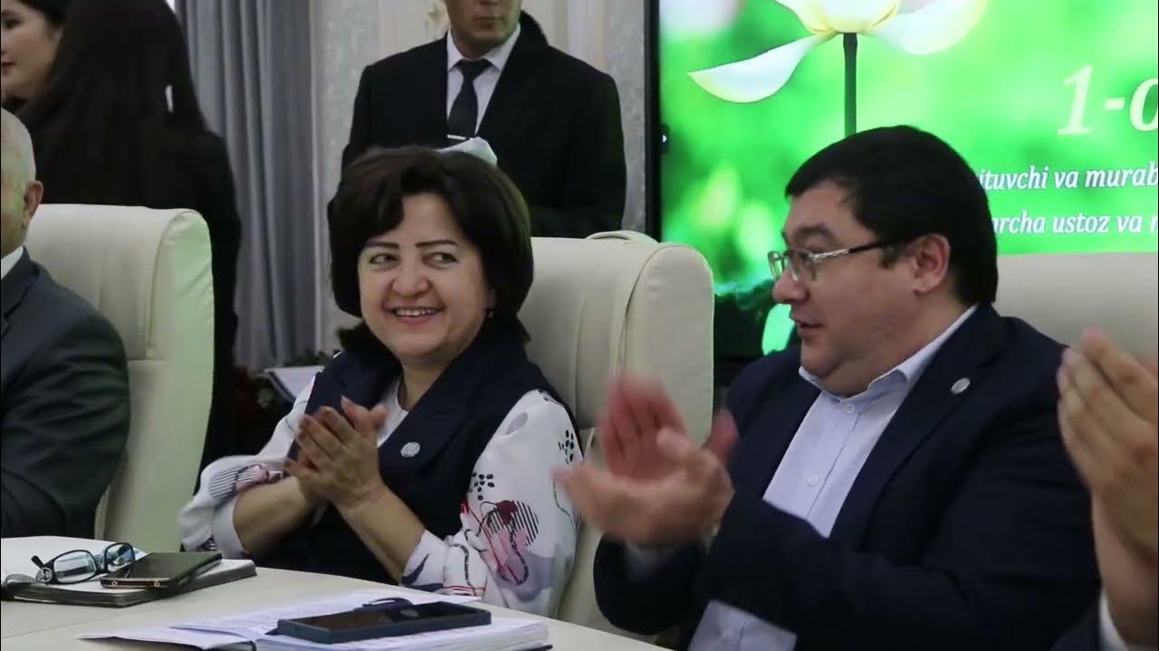 "1-oktabr — O'qituvchi va murabbiylar kuni" munosabati bilan bir guruh soha fidoiylari taqdirlandi. | tkti.uz