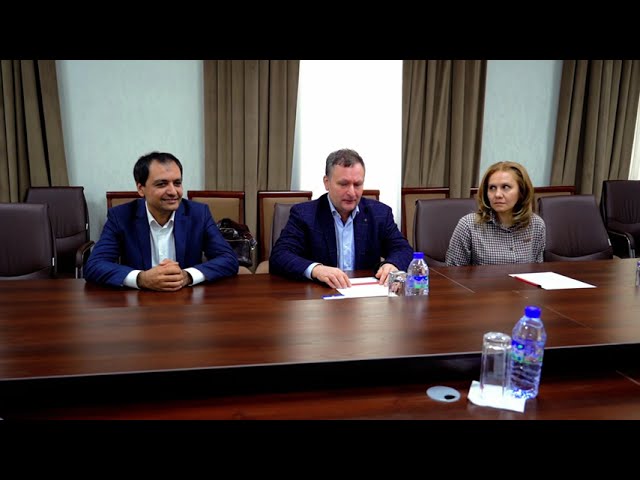 TKTIga Germaniyaning "NETZCH" kompaniyasi direktori Aleksandr Felk tashrif buyurdi | tkti.uz