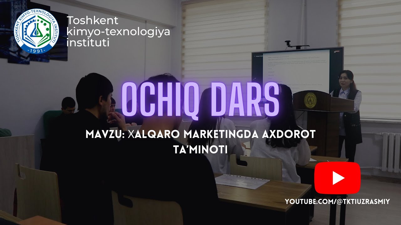 #OCHIQ_DARS 1-SON | tkti.uz