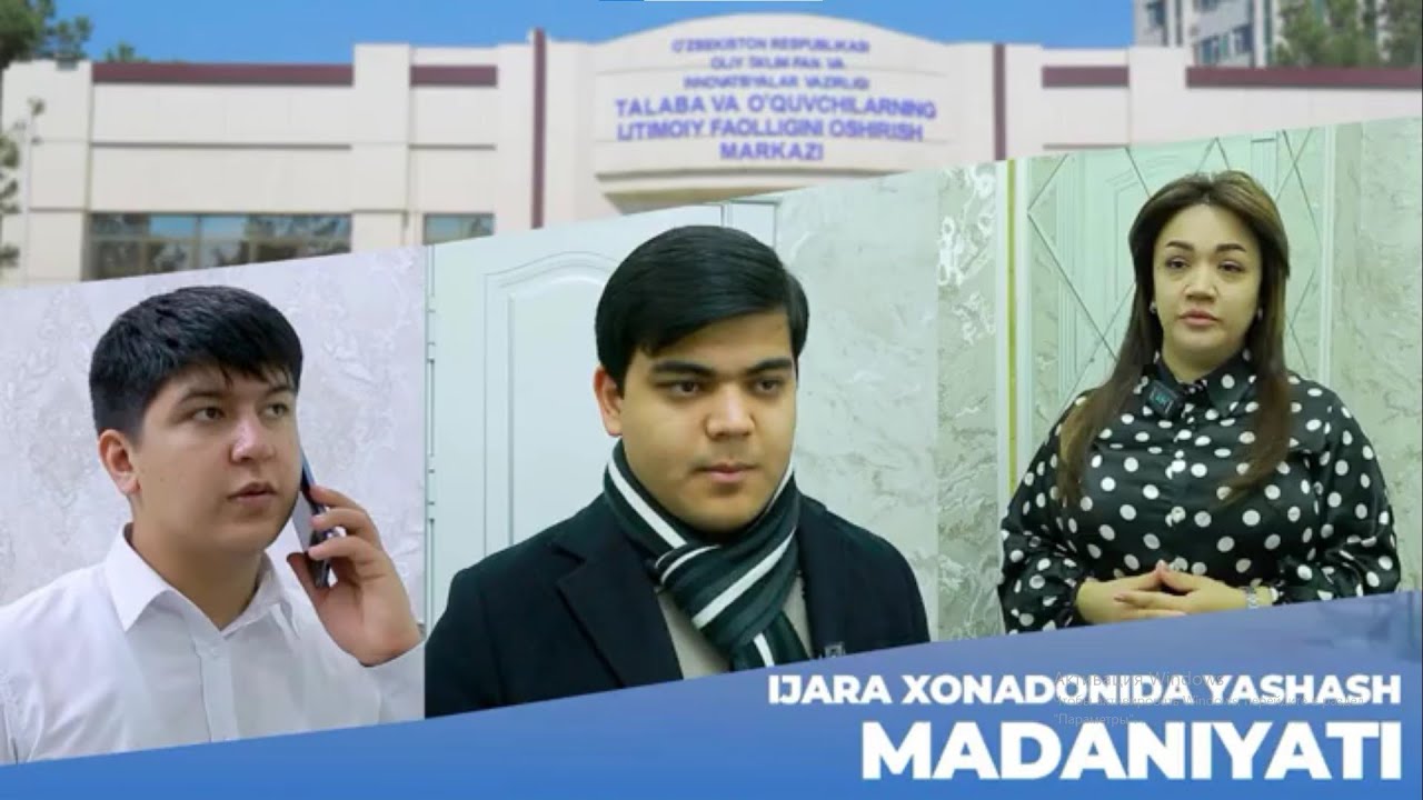 Ijara xonadonida yashash madaniyati | tkti.uz