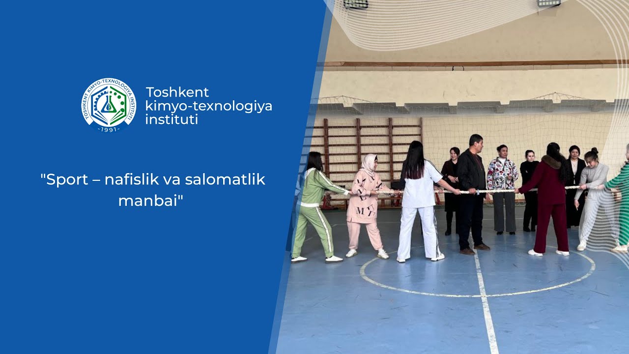 "Sport – nafislik va salomatlik manbai" | tkti.uz